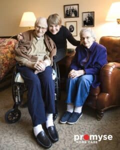 Family helps comfort family members with Dementia.
