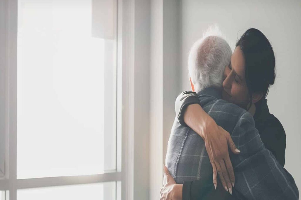 A dementia diagnosis in a parent can significantly impact the mental health of an adult child in various ways.