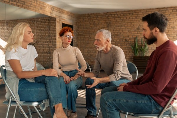 Family discussions are important when organizing legal documents for the future.