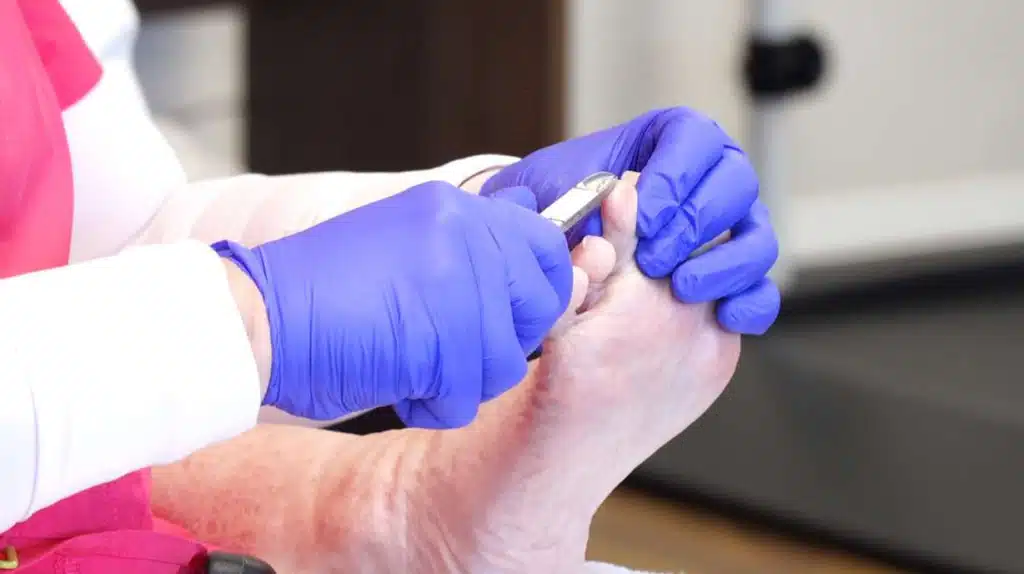 in-home footcare for seniiors