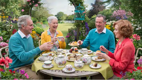 Tea is easy to enjoy with friends