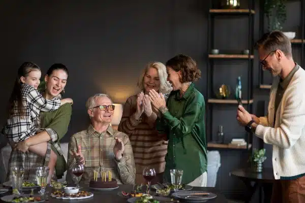 Intergenerational Family having fun together