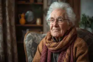 Older gentleman remaining at home as he retires