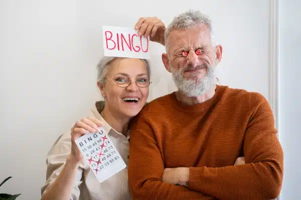 Bingo is a fun game for seniors